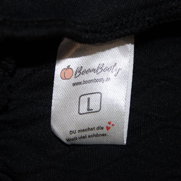 Boom Booty Sz L x 26 Black Elastic Waist Polyester Spandex Active Wear Pant - Picture 9 of 15